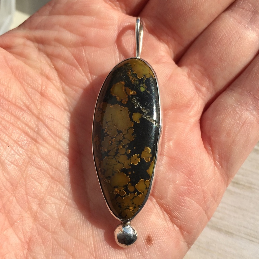 Jasper Sterling Silver Pendant